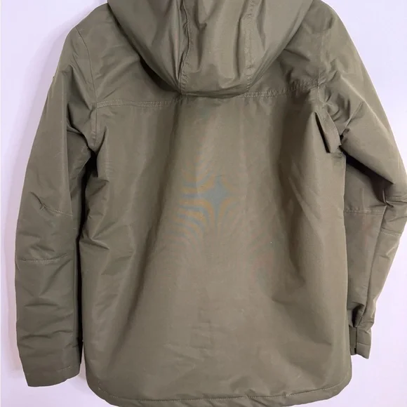 Colombia Olive Green Hooded Winter Jacket size M Winter Outdoor Skiing Gear - Picture 2 of 7